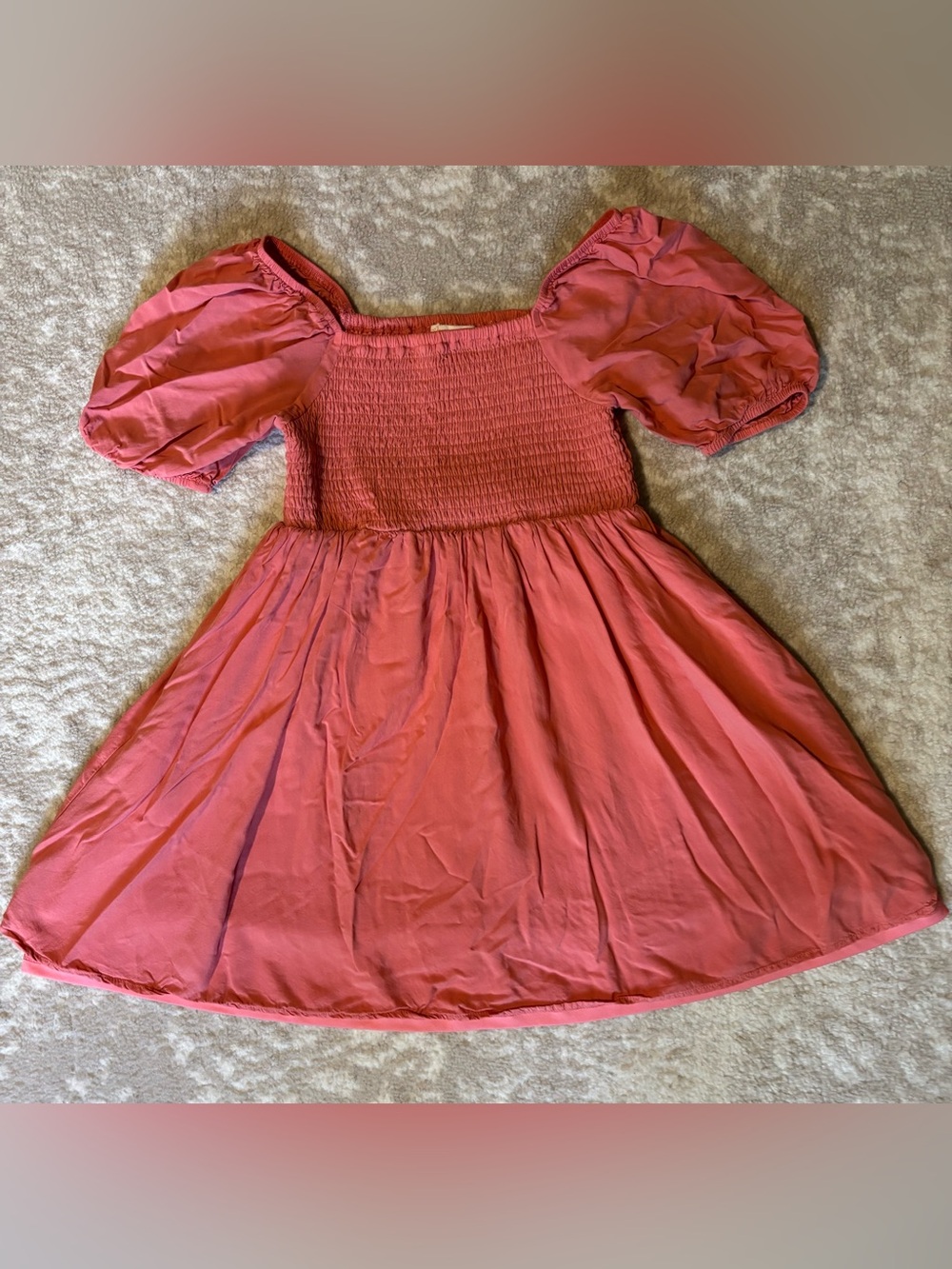 GB GIRLS - Smocked Off Shoulder Kid Girl Dress